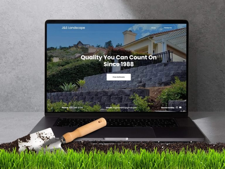 J&S Landscape Website Design